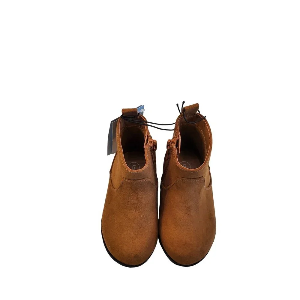 Cat & Jack Brown Boots Toddler Tan Boots Ankle Boots Slip on Boots
